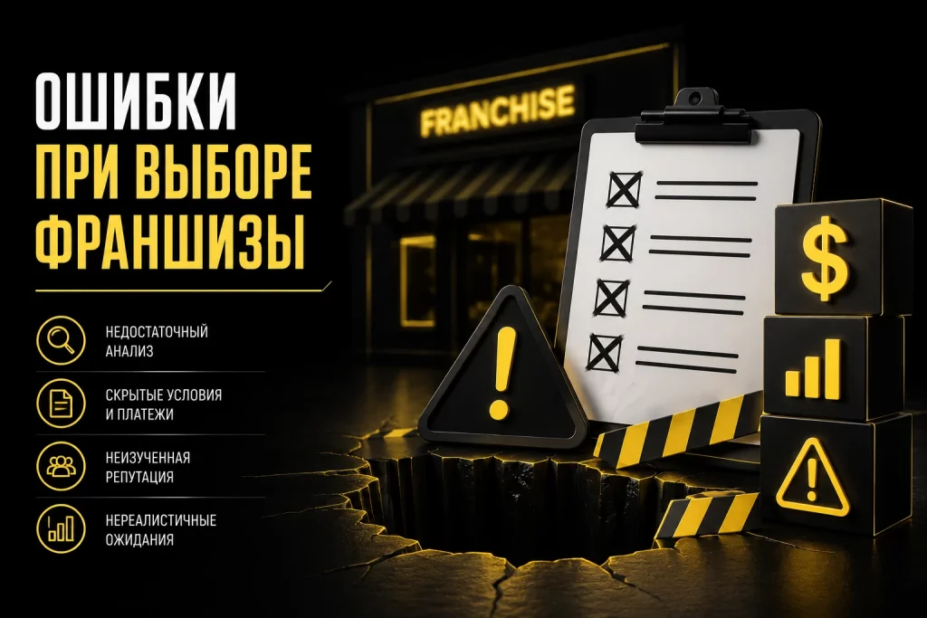 Ошибки при выборе франшизы