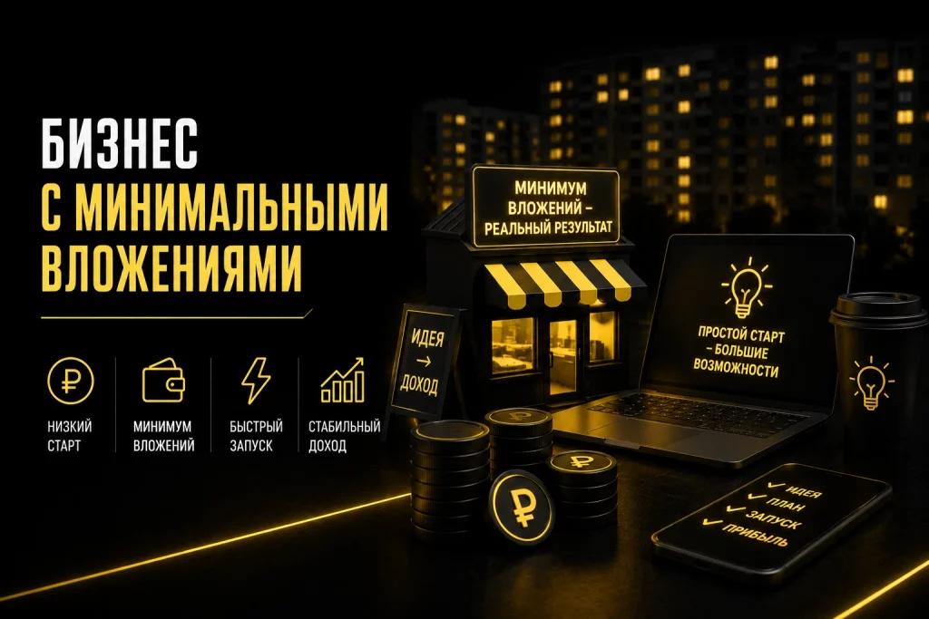 ТОП лучших идей для&nbsp;бизнеса с&nbsp;минимальными вложениями
