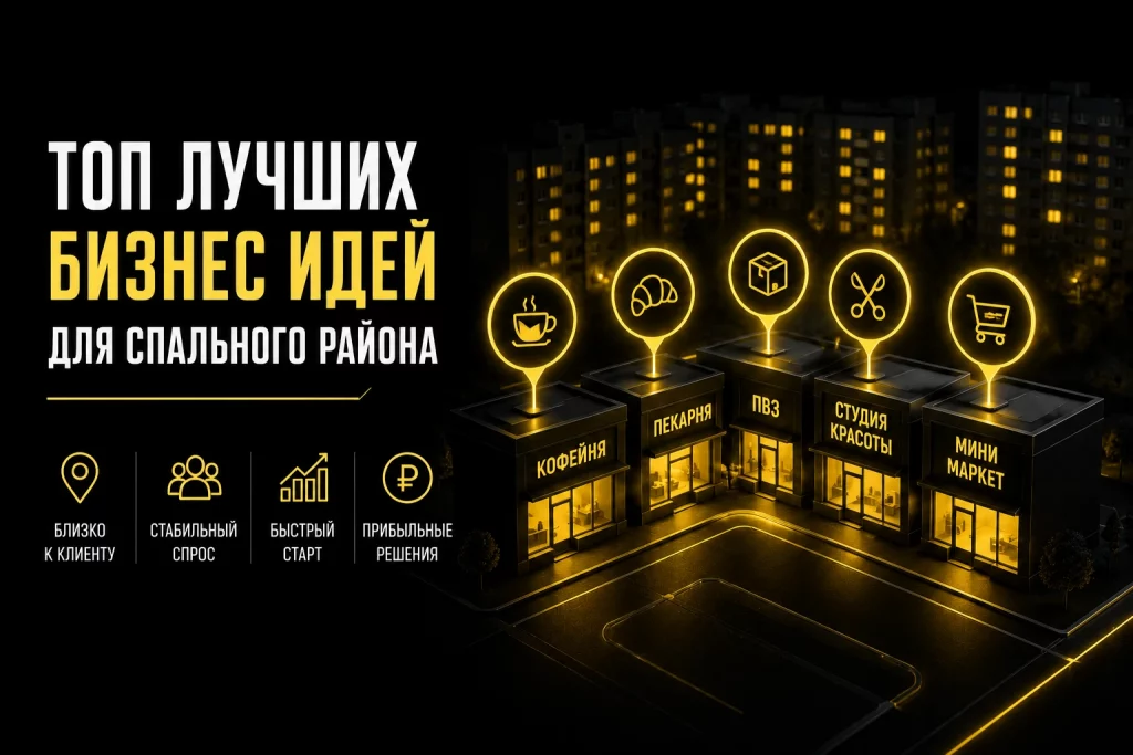 ТОП лучших бизнес идей для&nbsp;спального района